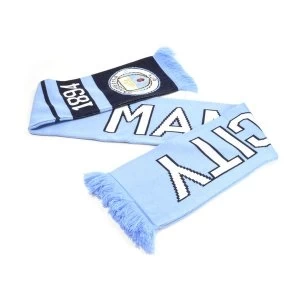Image of Man City Nero Scarf New Crest