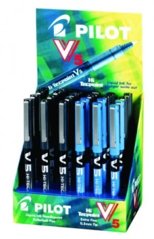 Image of Pilot V5 Hi Tecpnt Rb Ast Dspy24 Blk/blu