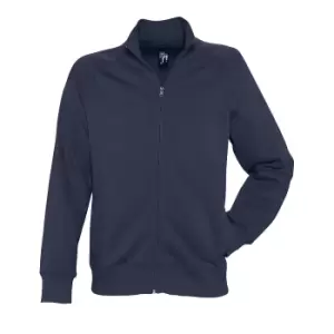 Image of SOLS Mens Sundae Full Zip Sweat Jacket (S) (Navy)