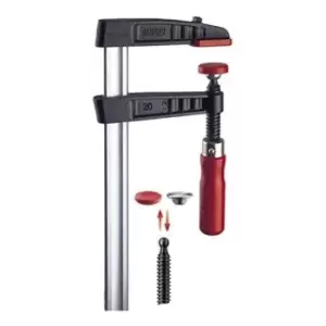 Image of Bessey TG60S17 Malleable Cast Iron Screw Clamp TG 600/175 Wood Handle, BE100420