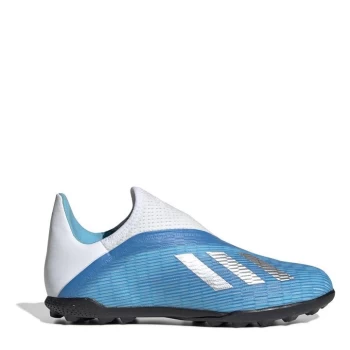 Image of adidas X 19.3 Childrens Laceless Astro Turf Trainers - Blue