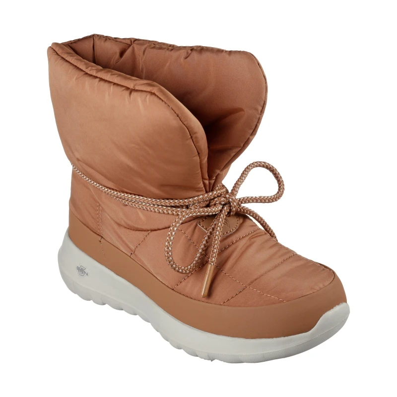 Image of Skechers On the Go Puffer Boot - Brown Brown 3