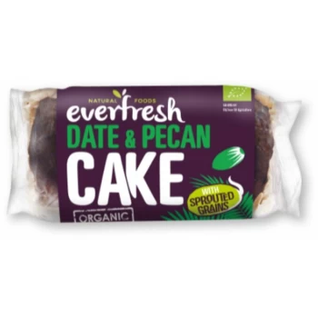 Image of Organic Sprouted Date & Pecan Cake - 350g - 97982 - Everfresh