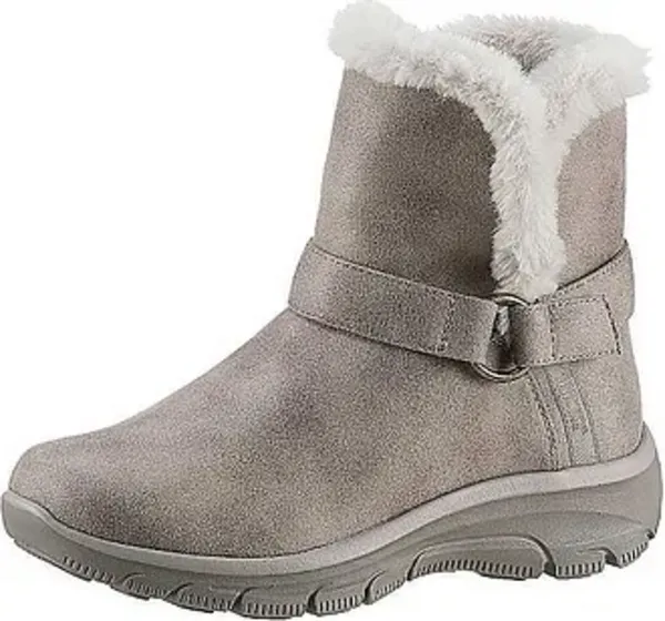 Image of Skechers Womens Easy Going Dreamers Move Ankle Boots UK Size 4 (EU 37) Dark Taupe SKE2335-DKTP-4