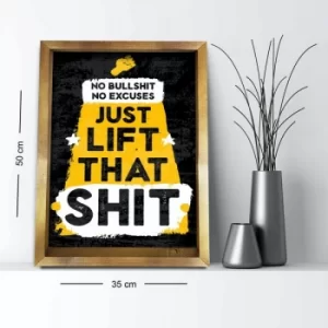 Image of 3550AHS-053 Multicolor Decorative Framed MDF Painting