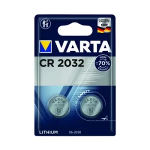 Image of Varta CR2032 Lithium Coin Cell Battery (Pack of 2) 06032101402