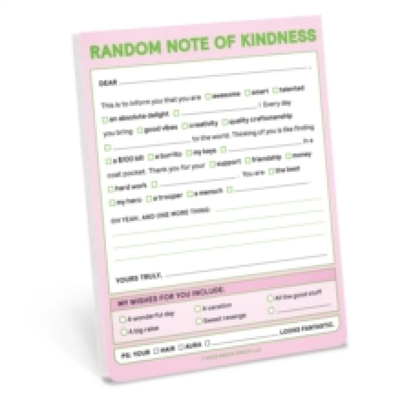 Image of Knock Knock Random Note of Kindness Nifty Note Other printed item