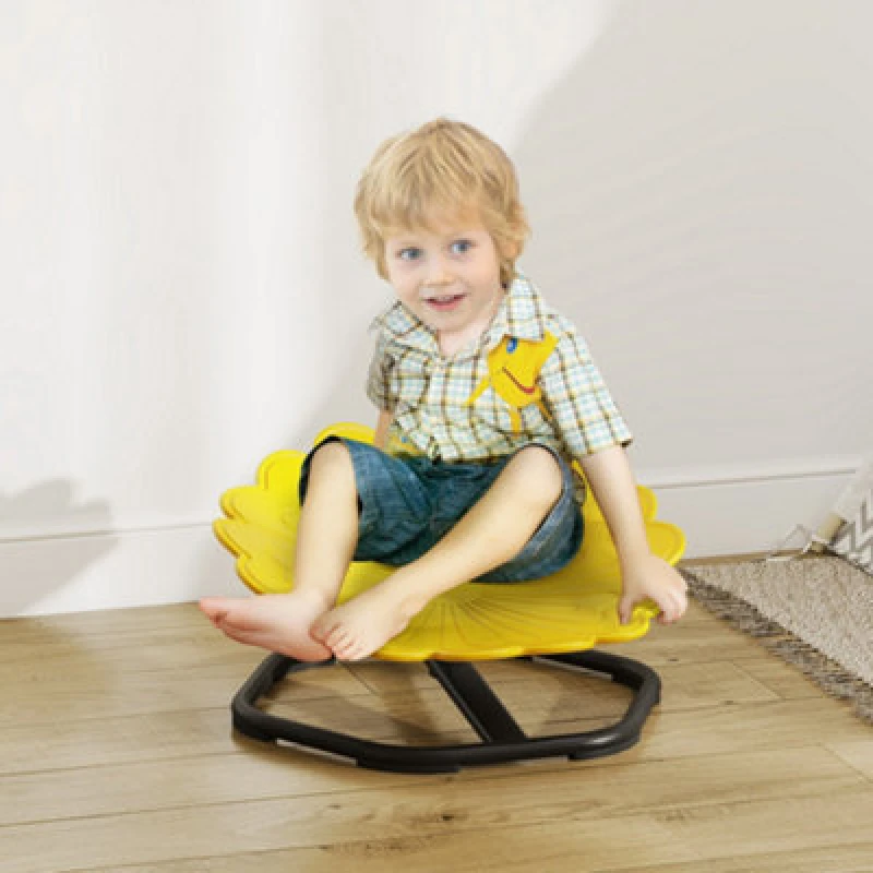 Image of AIYAPLAY Sensory Spinning Chair, Kids Swivel Chair, Yellow, Yellow 331-092V00YL