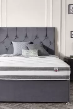 Image of Cashmere 1000 Pocket Tufted Mattress - Size: King Size - White