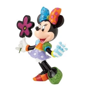 Image of Minnie Mouse with Flowers Disney Britto Figurine