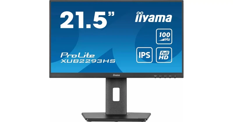 Image of iiyama ProLite XUB2293HS-B6 22" Class Full HD LED Monitor - 16:9 - Matte Black XUB2293HS-B6