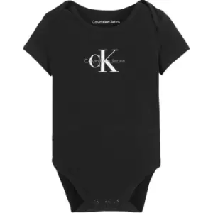 Image of Calvin Klein Jeans Monogram Ss Body - Black