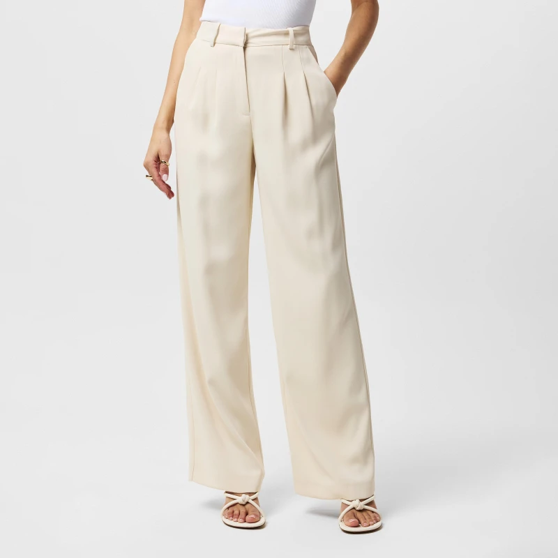 Image of French Connection Harry Suit Trousers - Cream Cream 10