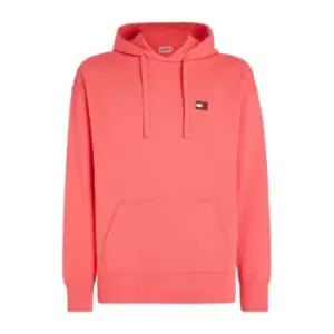 Image of Tommy Jeans Tjm Rlx XS Badge Hoodie - Pink