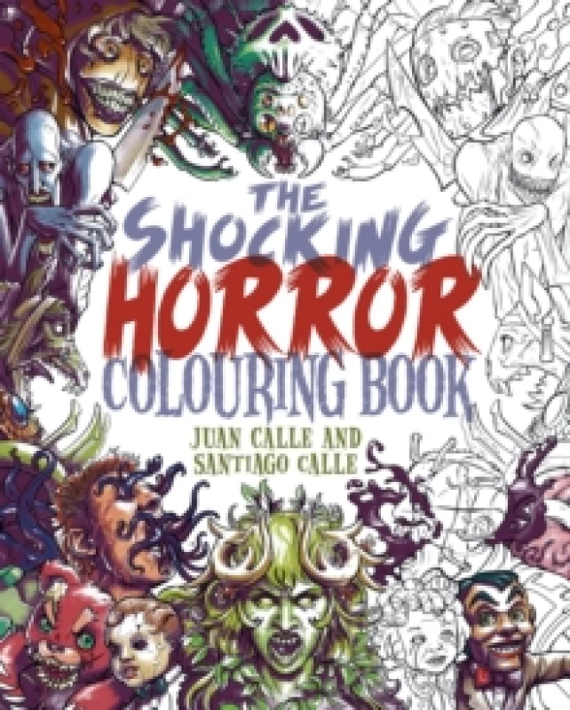 Image of The Shocking Horror Colouring Book Paperback / softback