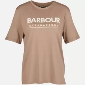 Image of Barbour International Womens B.Intl Monaco Tee - Honey - UK 14