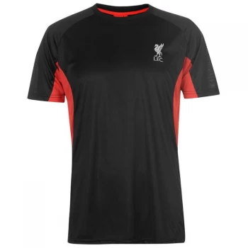 Image of Source Lab Liverpool Poly T Shirt Mens - Black