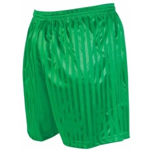 Image of Precision Striped Continental Football Shorts 22-24" Green