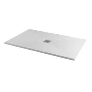 Image of Ultra Low Profile Rectangular Shower Tray 1000 x 800mm Stone Resin - Silhouette