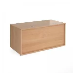 Image of Denver reception straight base unit 1600mm - beech
