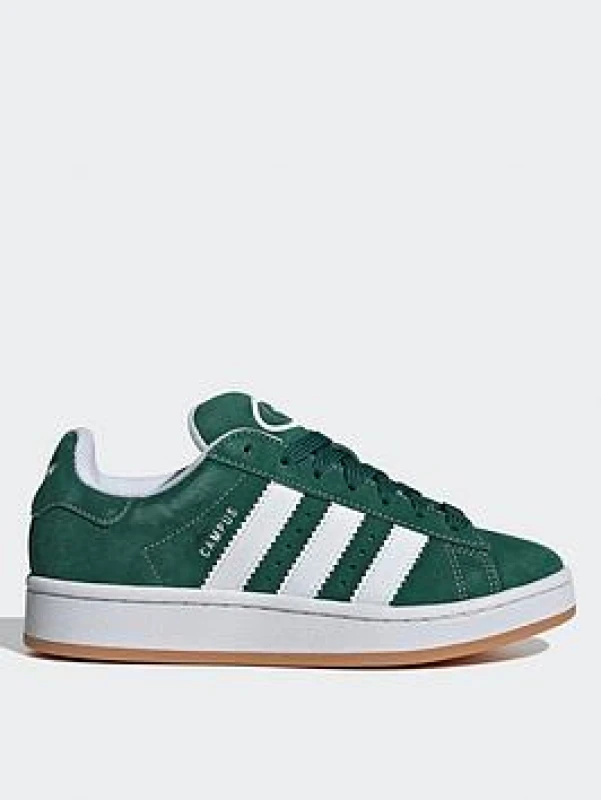 Image of adidas dark green campus 00s Boys Youth trainers Dark Green UK 3 (EU 35½)