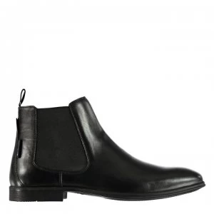 Image of Ben Sherman Lombard Chelsea Boots - Black Lthr
