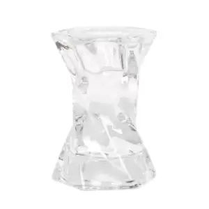 Image of Pillar Twisted Glass Candle Holder