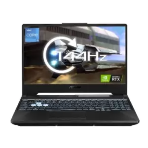 Image of ASUS TUF Gaming F15 FX506HC-HN011T notebook i5-11400H 39.6cm (15.6") Full HD Intel Core i5 8GB DDR4-SDRAM 512GB SSD NVIDIA GeForce RTX 3050 WiFi 6 (80