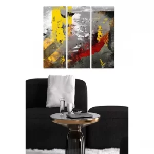 Image of MDF88983220 Multicolor Decorative MDF Painting (3 Pieces)