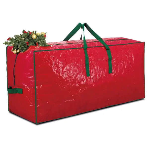Image of Durable Christmas Tree Storage Bag 1.6m with Zipper and Carry Handles for up to 9ft Artificial Trees ELV-794403