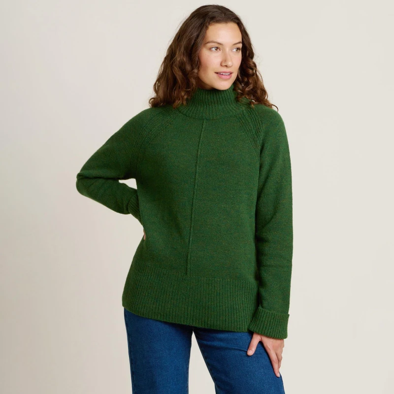 Image of Brakeburn Forest Knitted Roll Neck Green