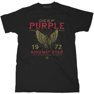Image of Deep Purple - Highway Star Unisex Medium T-Shirt - Black