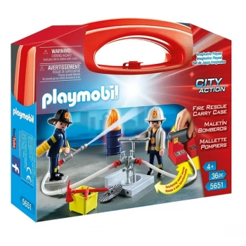 Image of Playmobil Fire Rescue Carry Case