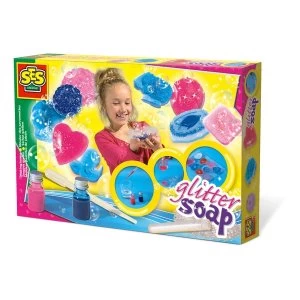 Image of SES Creative - Childrens Make Your Own Glitter Soaps Set 7 to 12 Years (Multi-colour)