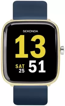 Image of Sekonda Navy Blue Silicone Strap Smart Watch