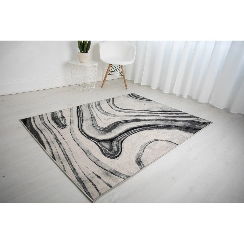 Image of Rugstyle BALLETTO 18BA Anthra/Grey unisex 80x150cm