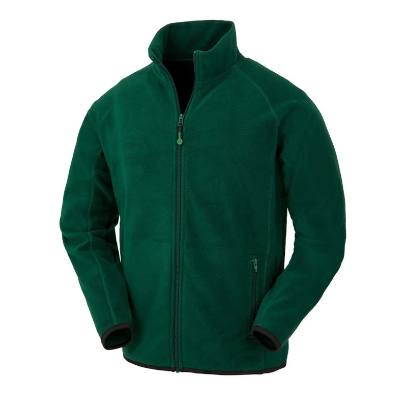 Image of Result Result Men Polarthermic Fleece Jacket in Green Size: Small Green S Male 5063238613768