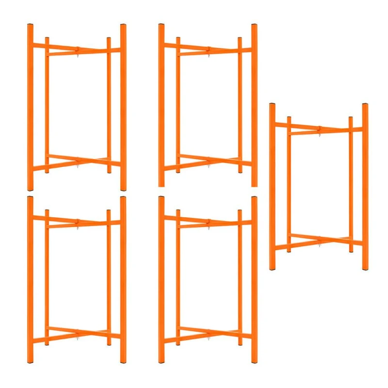 Image of Monstershop Mortar Board Stands x 5 - 750mm High in Orange Orange Unisex