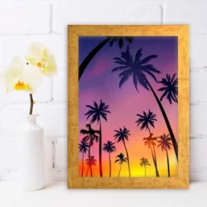 Image of AC6317670802 Multicolor Decorative Framed MDF Painting