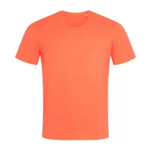 Image of Stedman Mens Stars T-Shirt (S) (Salmon Pink)