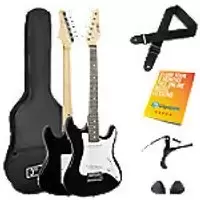 Image of 3rd Avenue Rocket Electric Guitar Series 3/4 Black Set