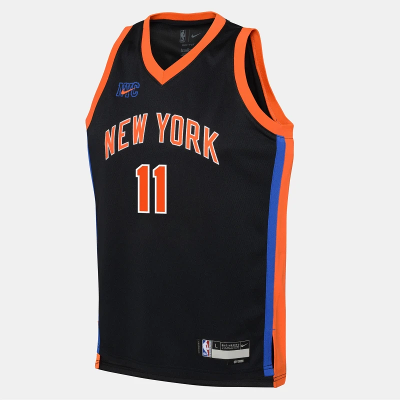 Image of Nike NYK Swngmn Jsy Black male 7-8 (S)