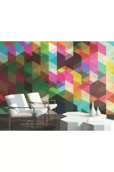 Image of Geometrix Wall Mural