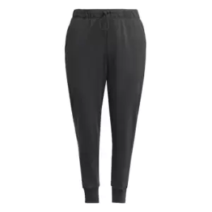 Image of adidas Studio Lounge High-Waist Joggers (Plus Size) Women - Grey
