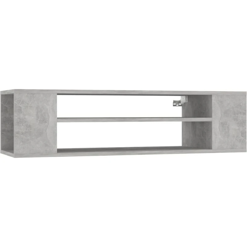Image of VIDAXL Hanging tv Cabinet Concrete Grey 100x30x26.5cm Engineered Wood Vidaxl 8720286541555