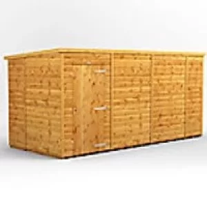 Image of Power Garden Shed 146PPW Golden Brown 14x6