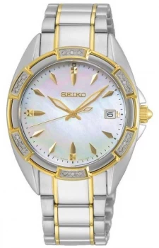 Image of Seiko Conceptual Series Womens Two Tone Gold Bracelet Watch