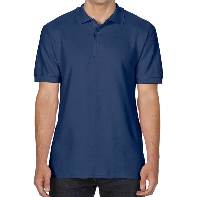 Image of Gildan Mens Sports Polo Shirt in Navy Size: Small Navy Male S