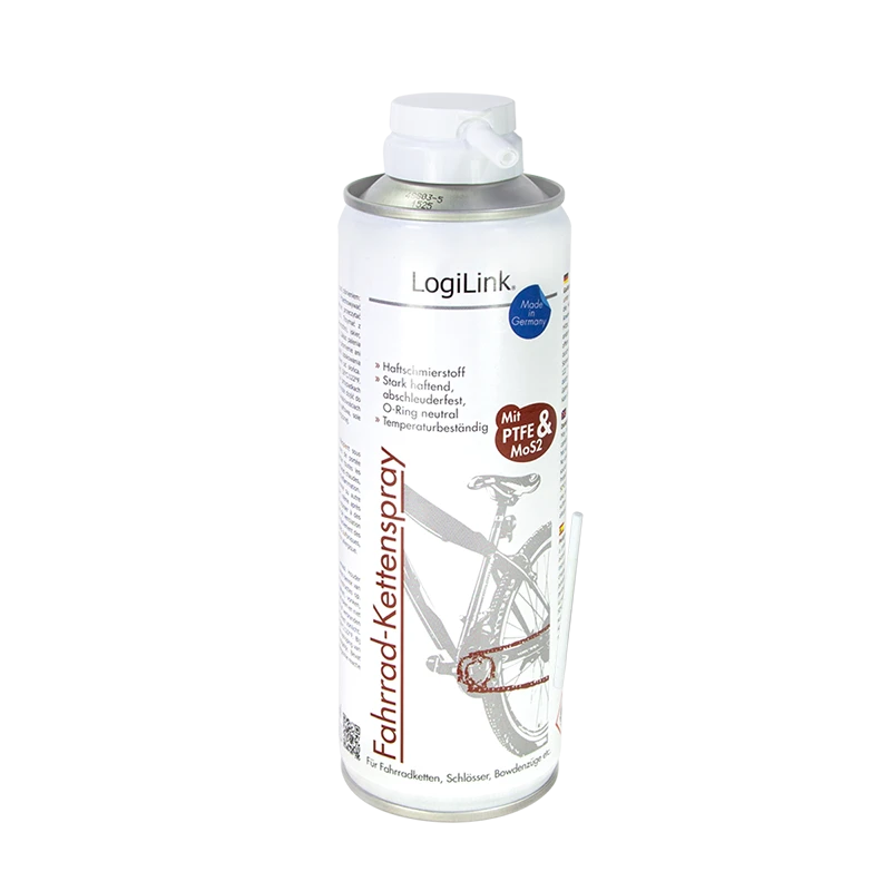 Image of LogiLink Chain spray for bicycles with PTFE. MoS2. 0.3 l