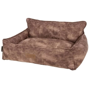Image of Dog Bed Kensington Size L 90x70cm Brown - Brown - Scruffs&tramps